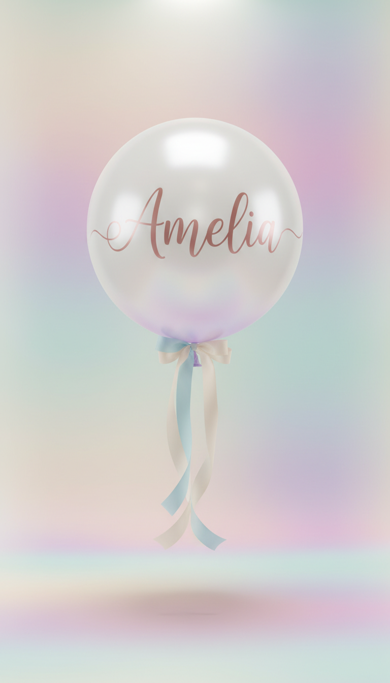Personalisierter Ballon mit Name