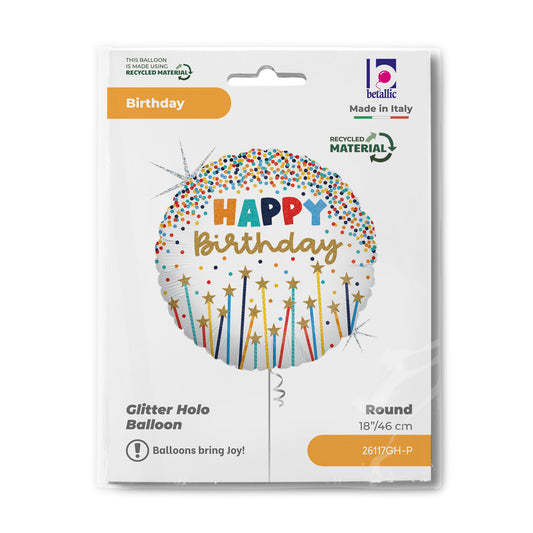 Happy birthday Folienballon 46cm