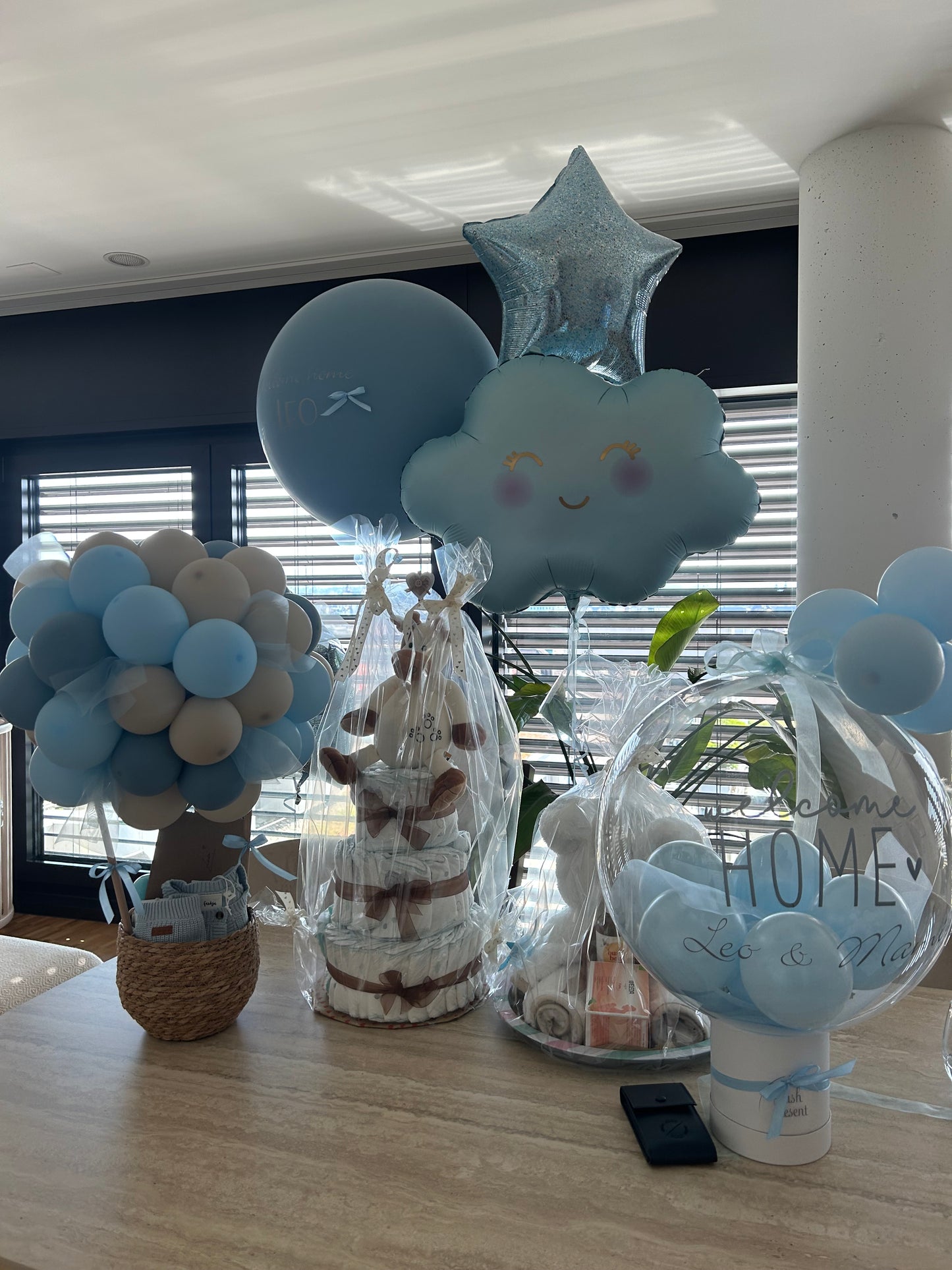 Ballongeschenk Geburt/Baby