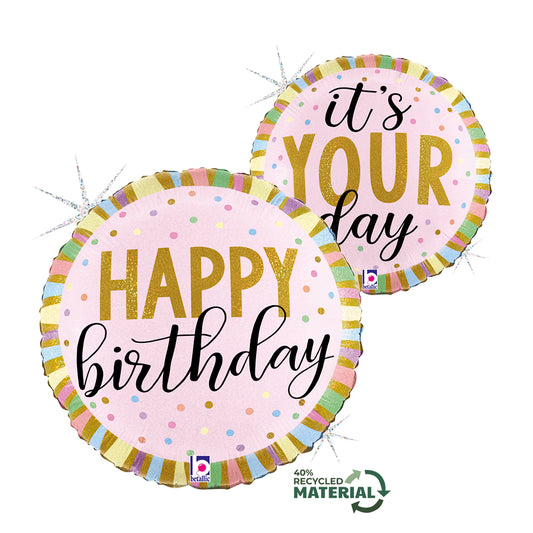 Happy birthday Folienballon 46cm