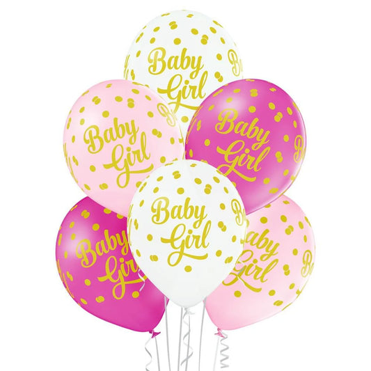 Baby Girl Dots Ballons