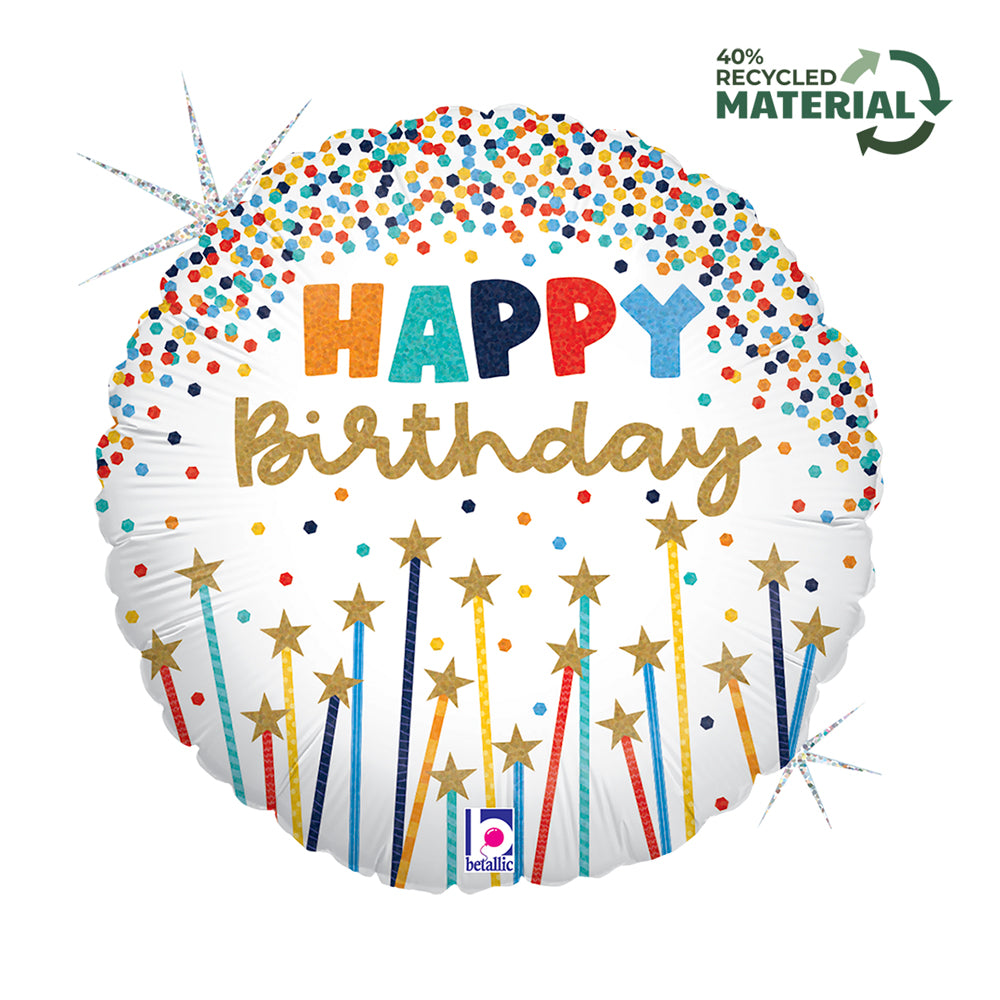 Happy birthday Folienballon 46cm