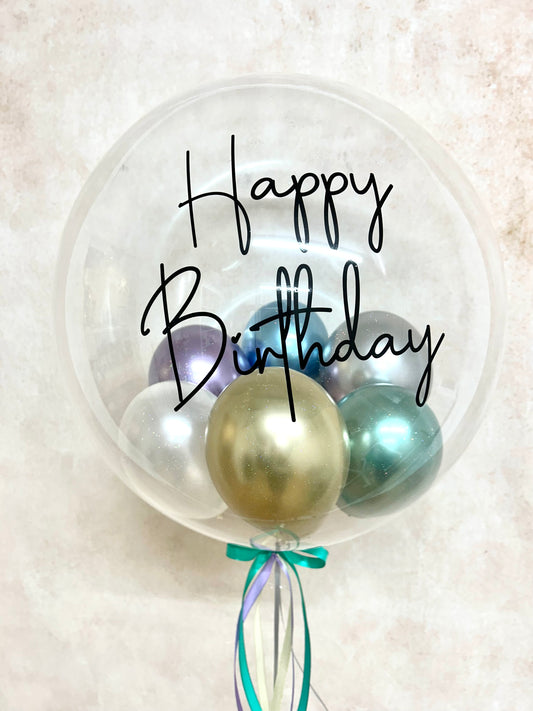 Personalisierter Bubble Ballon Ø 61cm