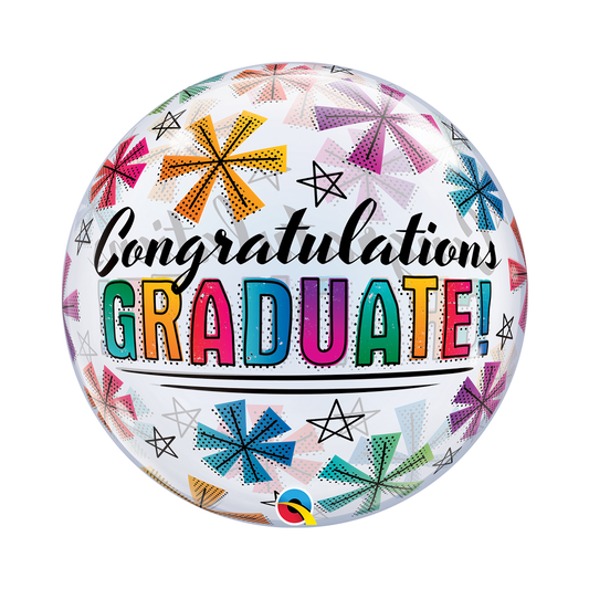 Deco Bubble Congratulations GRADUATE 56cm