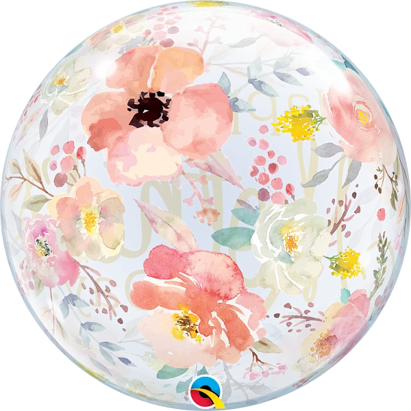 Muttertag Bubble Ballon, Floral