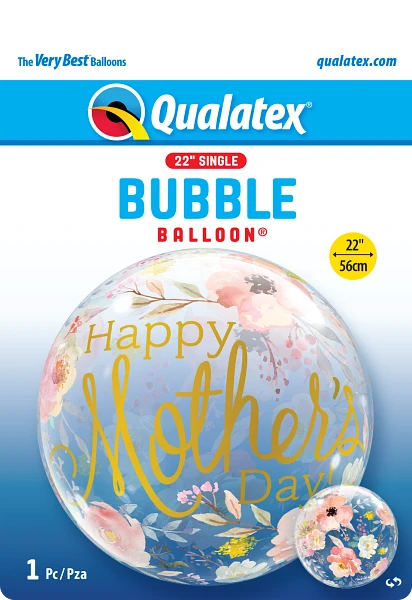 Muttertag Bubble Ballon, Floral