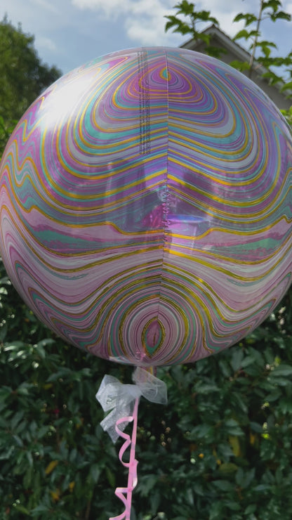 Marmor Ballon pastell